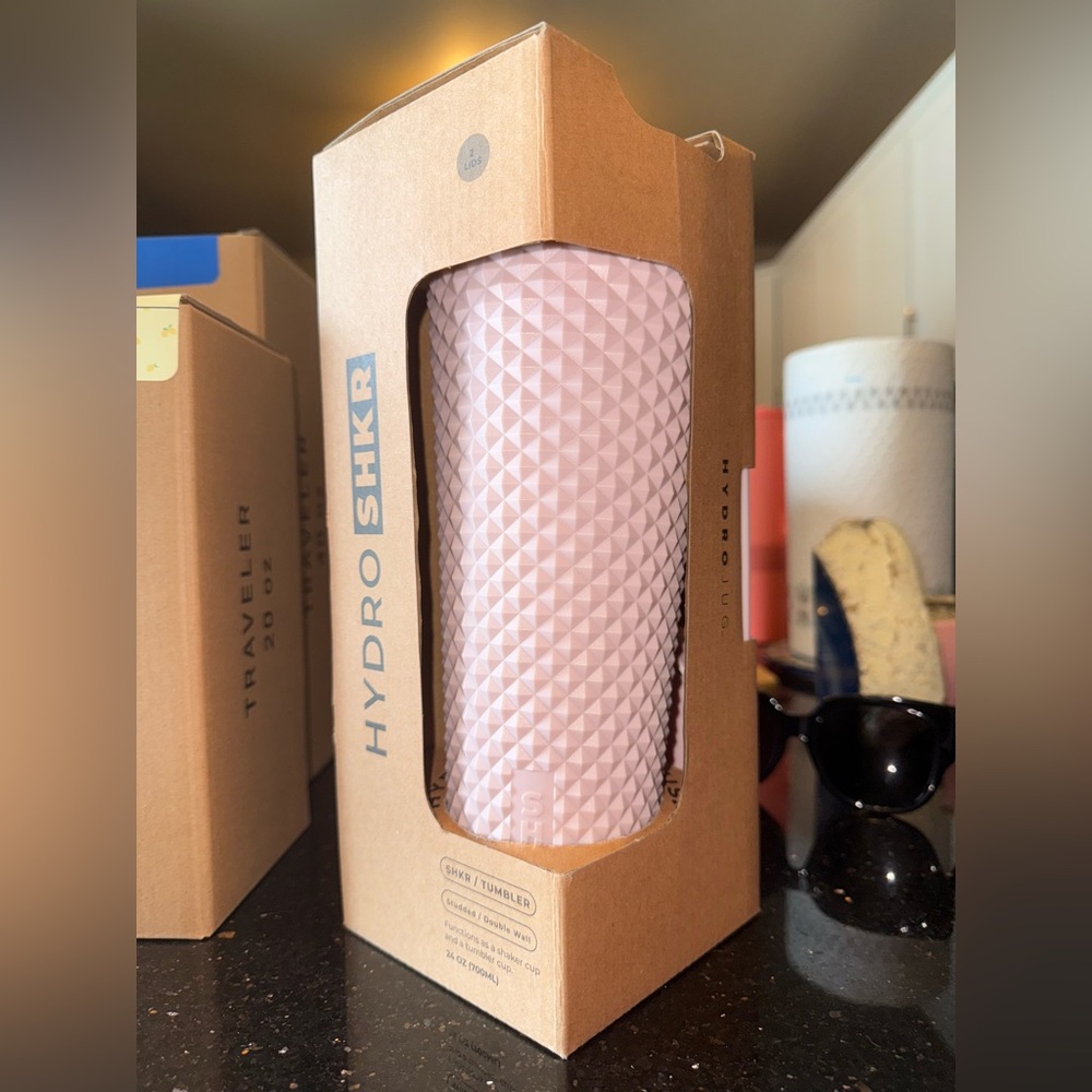 SOLD - HydroJug SHKR - studded pink